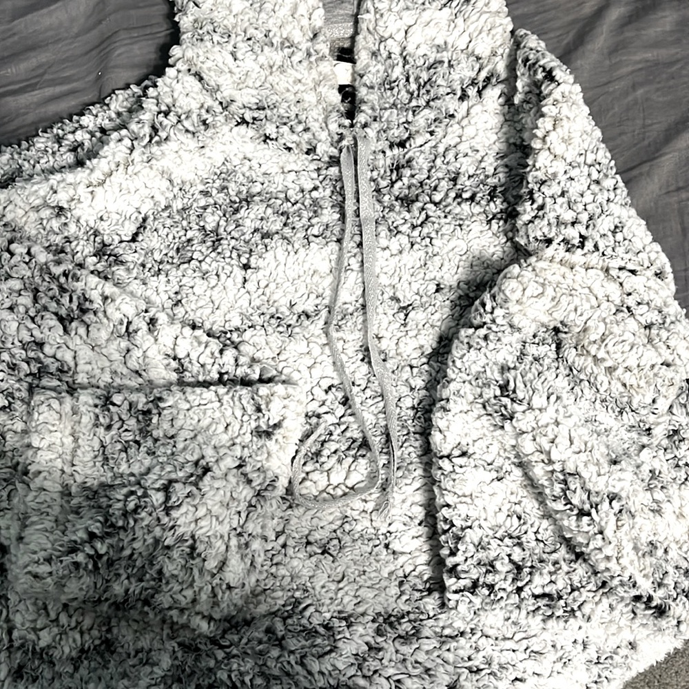 fuzzy sweater/hoodie